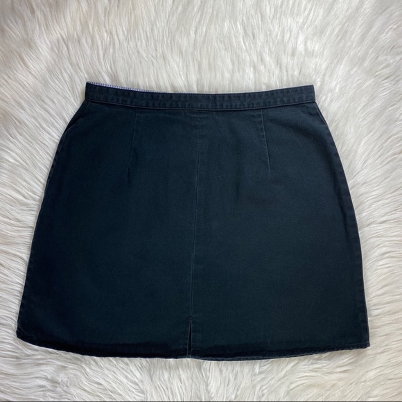 Vintage Y2K black Tommy Hilfiger mini skirt sz 6 - Picture 4 of 7